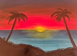 Œuvre du Coucher de soleil (غروب الشمس)